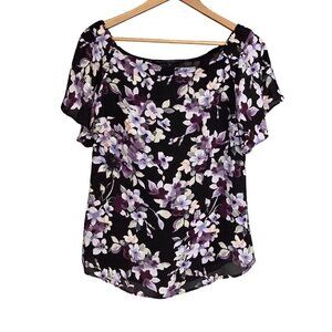 Women's - White House Black Market Floral Blouse, Size Small